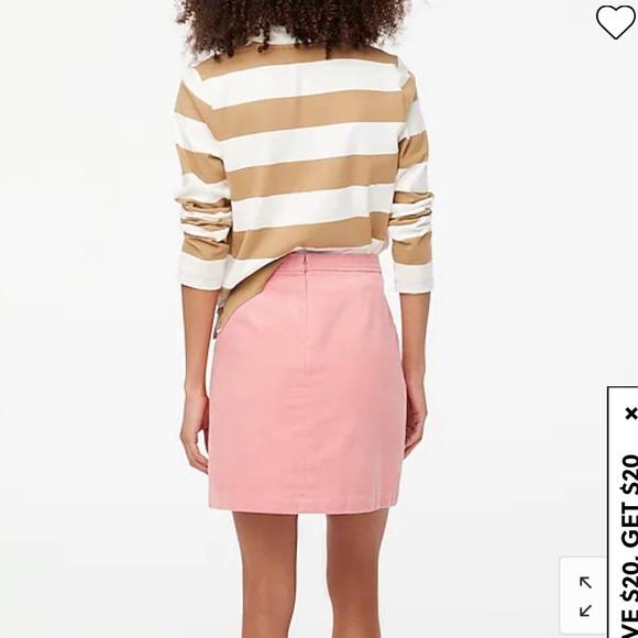 J Crew Corduroy Skirt Warm Rose Pinn 12 NWT - Picture 4 of 9